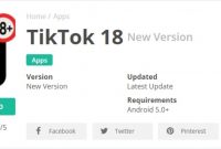 Link Download TikTok 18 Plus Mod Apk 2022