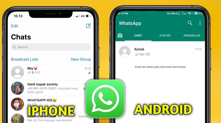 Perbedaan WhatsApp iOS Dan WhatsApp Android